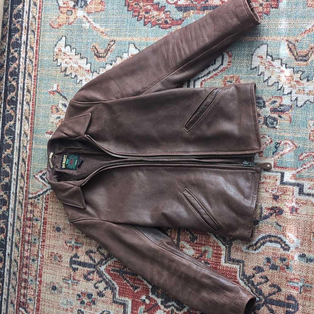 Schott NYC Buffalo Leather Sunset Jacket